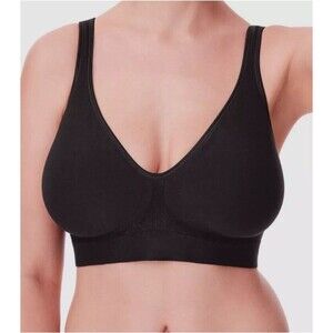 Bali Comfort Black Bra Revolution All Around Flexes Fit Size M 3484 Wireless